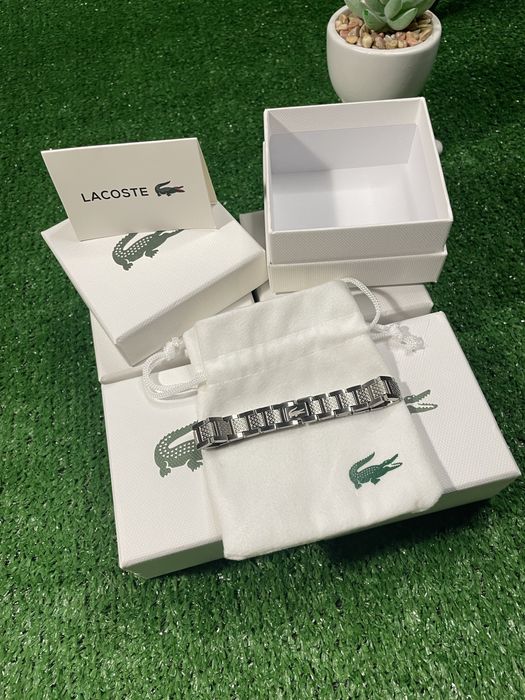 ‼️Акція‼️ Браслет Lacoste / Браслет Лакоста / Срібний браслет Lacoste/
