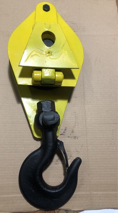 Гак Крюк поліспаст  5т на лебідку, тельфер, кран гак монтажний