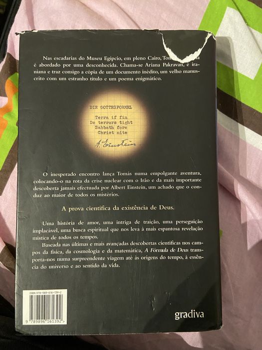 Livro “A Fórmula de Deus”