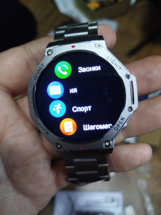 Смарт часы Ti-rex 3 MAX,GPS, NFC, AMOLED.