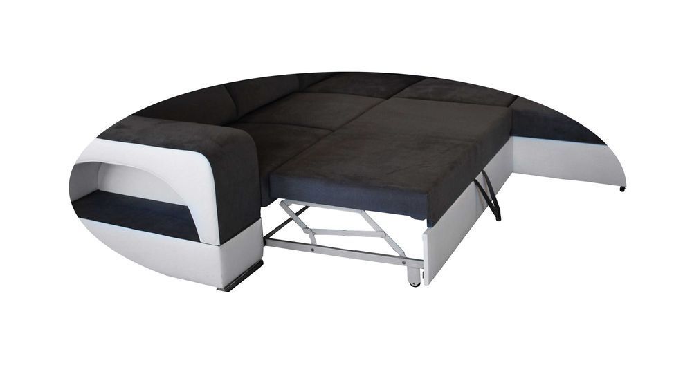 Duży elegancki narożnik RAFAELLO  do Salonu Funkcja Spania. Wysyłka