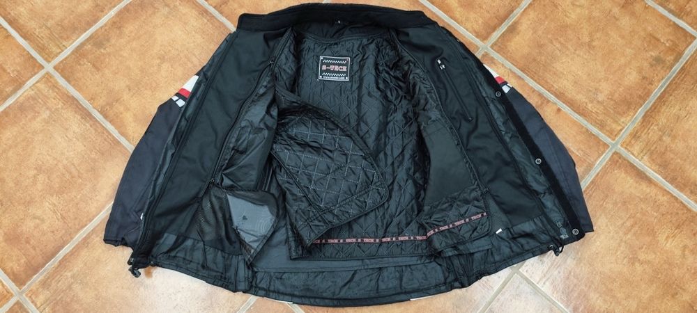 Casaco motard 3/4 com 3 camadas