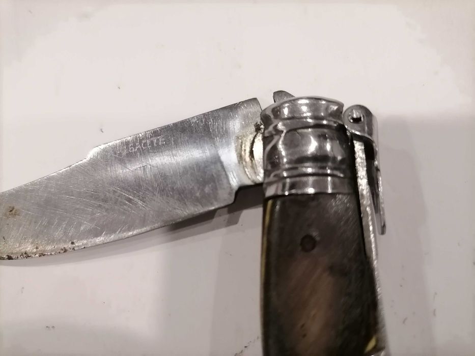 Canivete Coleção "Albacete" Marcado na Lâmina - Cabo Corno/Madeira ?