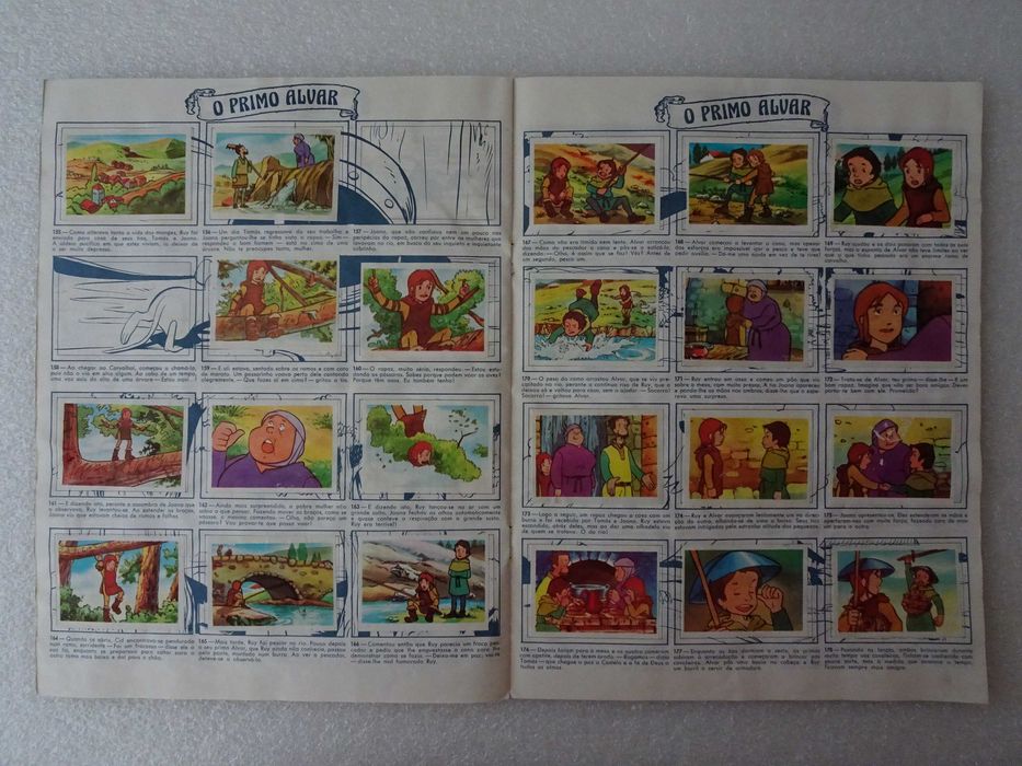 Caderneta de cromos Ruy "O Pequeno Cid" - Disvenda (faltam 10 cromos)