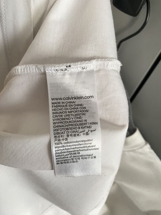 Nowy męski t-shirt bawełniany Calvin Klein rozm.L