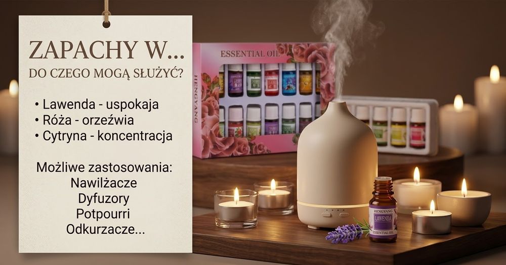 12 szt. Olejków eterycznych