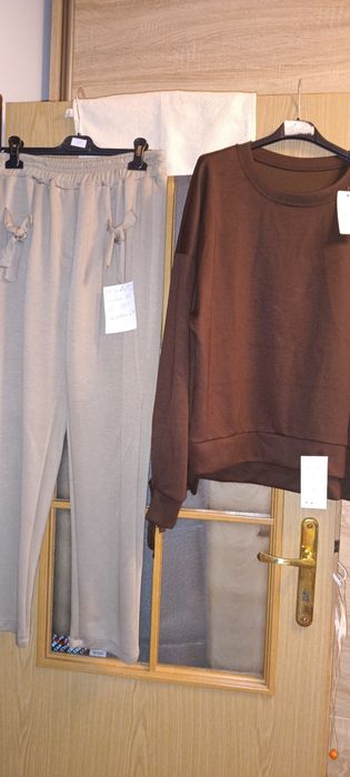 Dres damski XL beż brąz