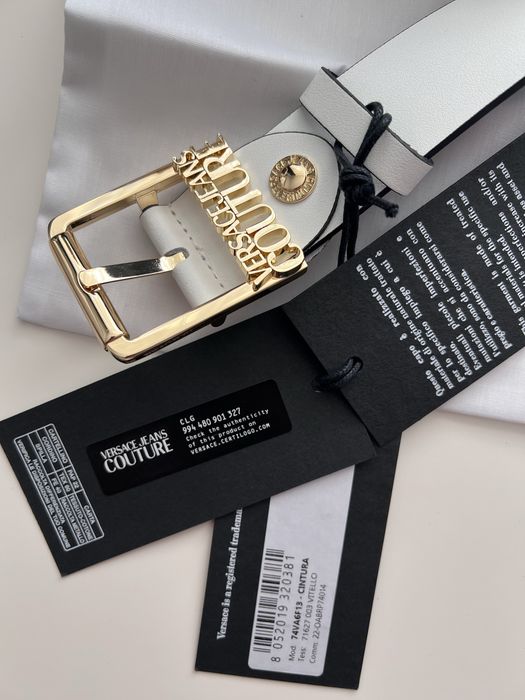 Versace jeans nowy bialy pasek