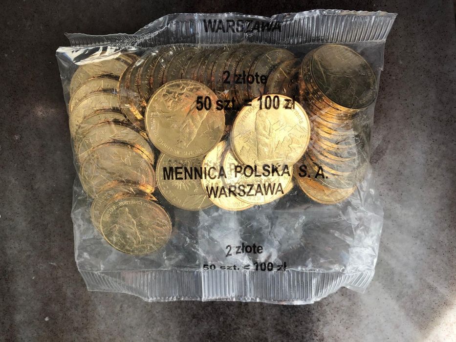 Woreczek bankowy 2 zł x 50 sztuk - ŚWISTAK 2006 rok