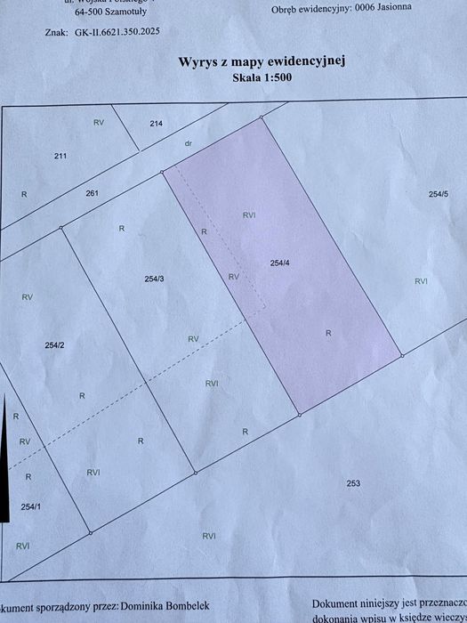 Działka budowlana Jasionna (0,1057m²) [Działka z warunkami zabudowy]