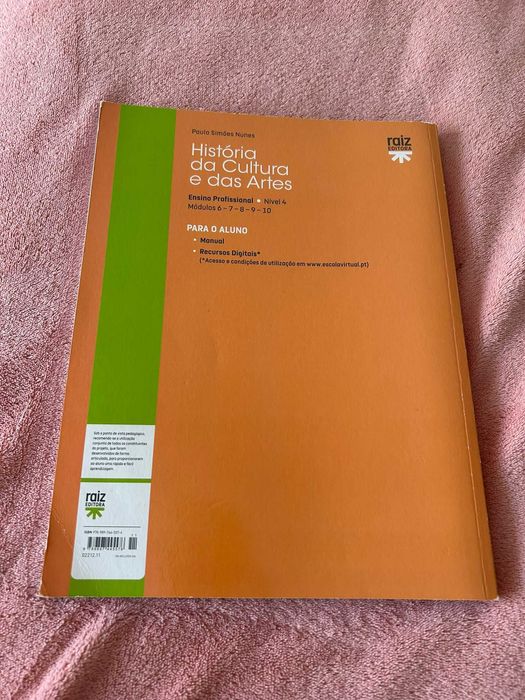 Manual História da Cultura e das Artes