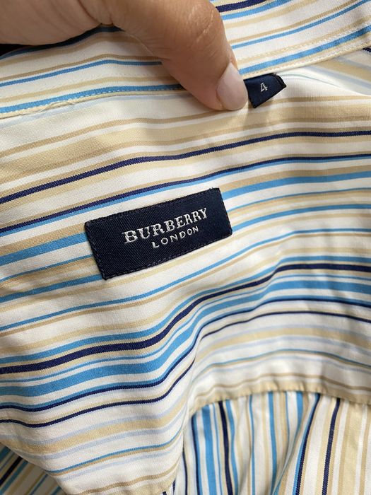 Camisa de riscas Original Burberry London - tamanho L / 4