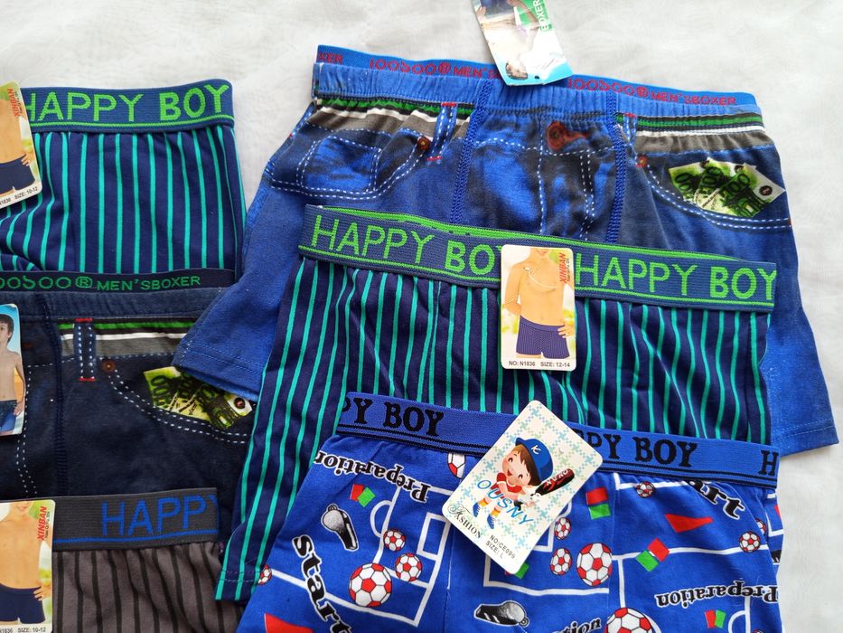 Zestaw bokserek 134/146cm 8szt