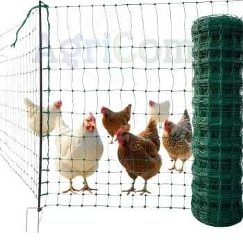 Siatka elektryczna dla drobiu Premium, 50 m, 122 cm, podw. szpic Kerbl
