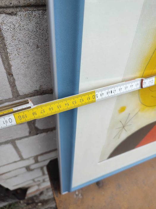 Obraz Joan Miro - Malowany - podpis - vintage - design