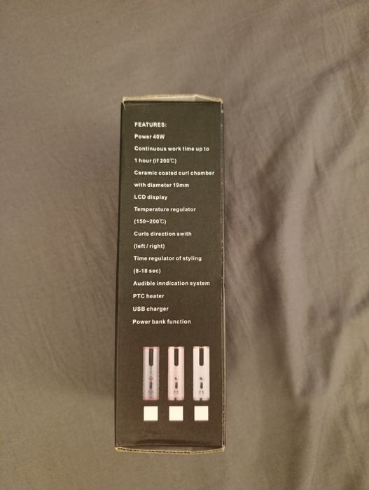 Modelador Portátil para encaracolar cabelo + PowerBank