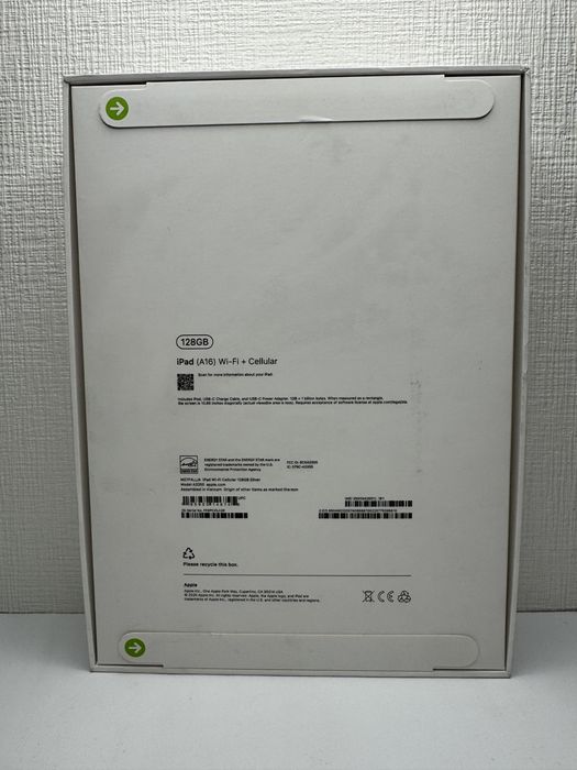 Apple iPad 11 (2025) 128GB Wi-Fi + Cellular Silver NEW