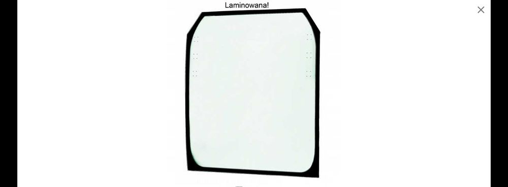 Szyba Czołowa JCB 531, 535, 540, 541, 530 Klejona