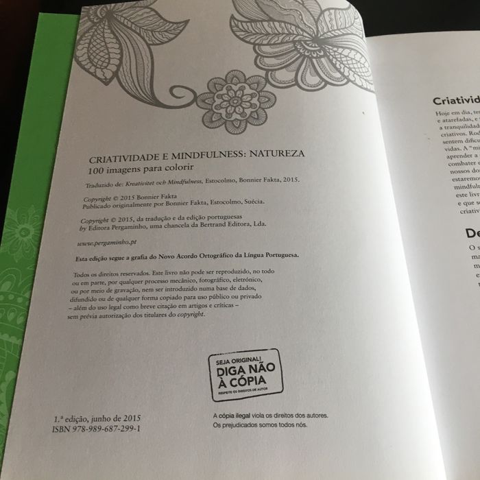 Livro Criatividade é Mindfulness Mandalas