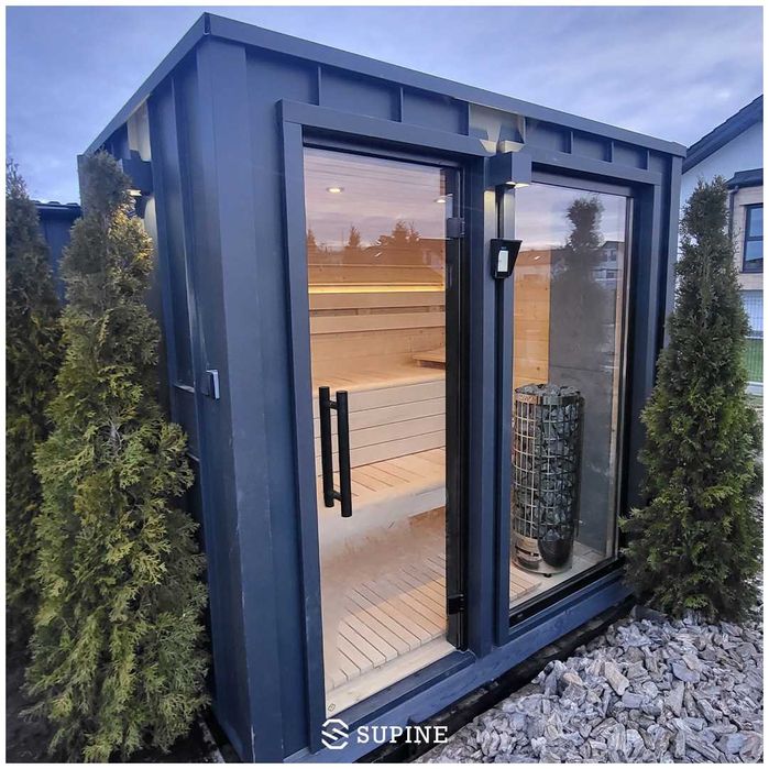 Sauna ogrodowa Olaf 235 cm x 175 cm