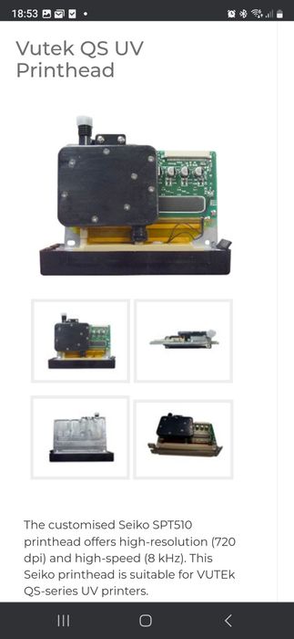 Printhead Seiko SPT500