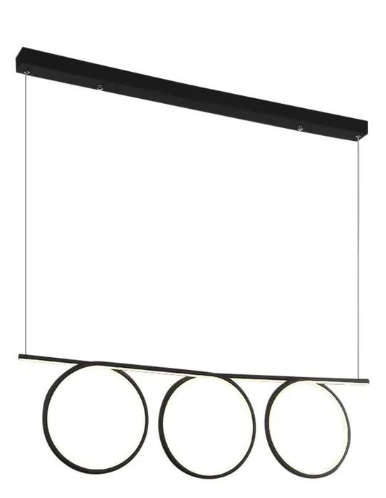 Lampa wisząca LOOP black 60W Led  ML523 Milagro, NOWA