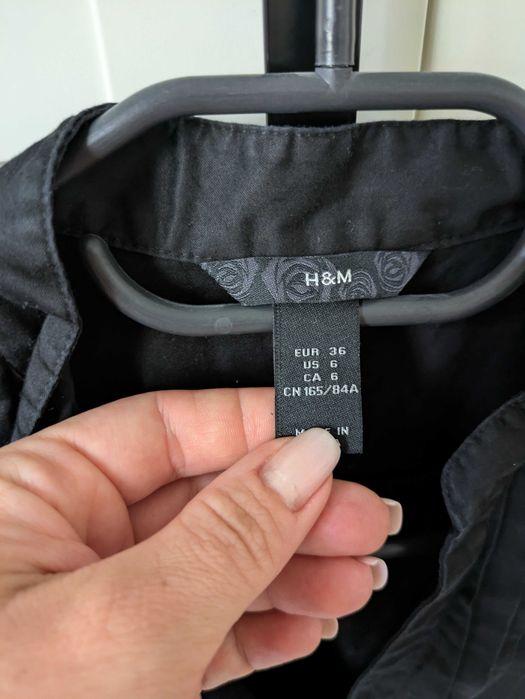 Sukienka szmizjerka r. 36 H&M