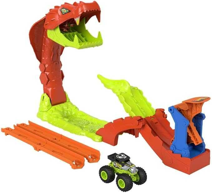 Трек Хот Вілс Удар Змії Bone Shaker 1:64 Hot Wheels Snake SlamTakedown