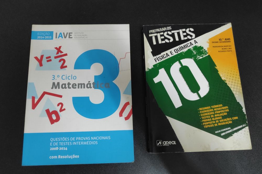 Livros preparação exames e revisão