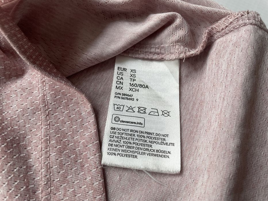 H&M Sport top treningowy XS – lekki, oddychający