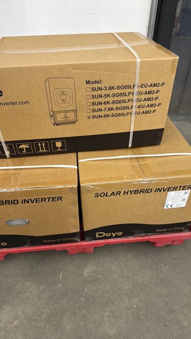 Гібридний інвертор Deye SUN-8K-SG05LP1-EU 8kW, 1Ф, 48V