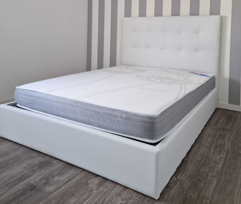 Camas de Casal Estofadas de Luxo 199€ Disp. em Várias Cores! 190x140m!