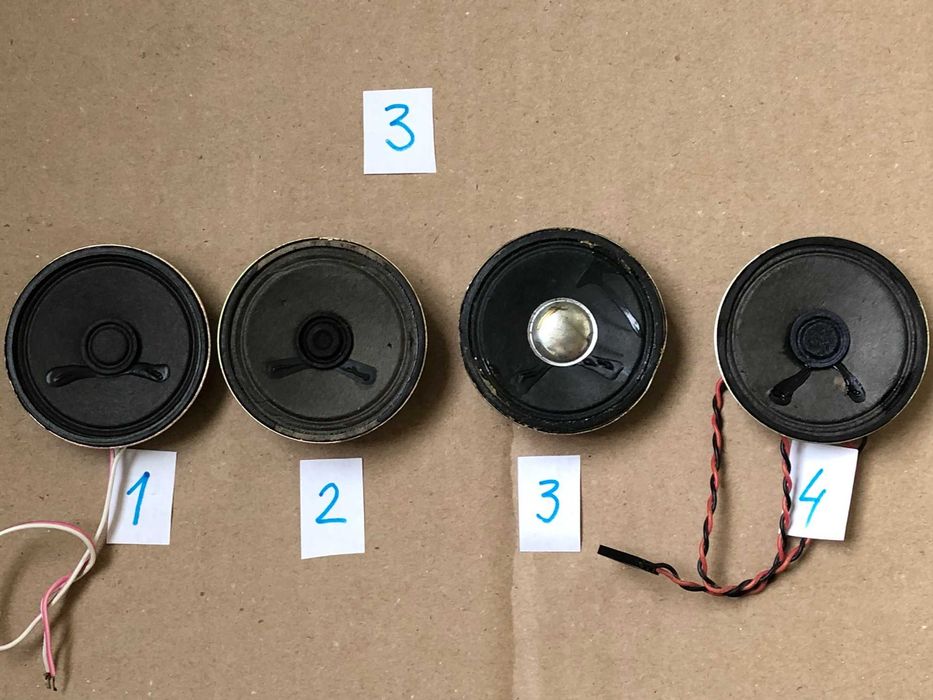 Мини динамик встраиваемый для радиотехники диаметр 50 55 65 мм