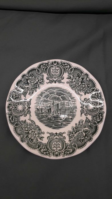 Mały talerzyk zielony Made in England