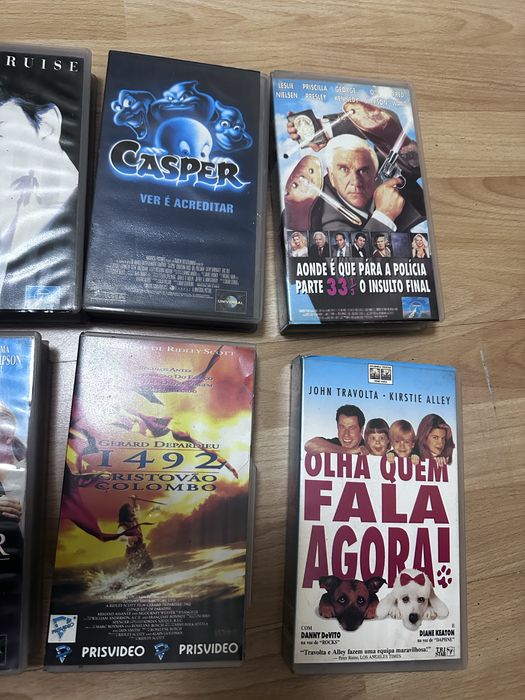 Filmes VHS cassetes originais para despachar