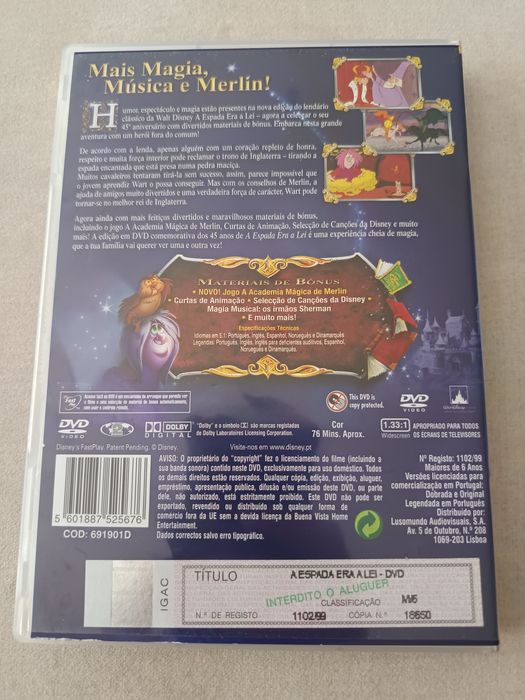DVD a espada era a lei