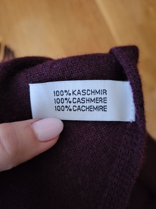 Палантин накидка 100% кашемір
