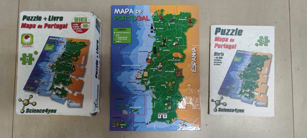 Mapa de Portugal, Science 4 you