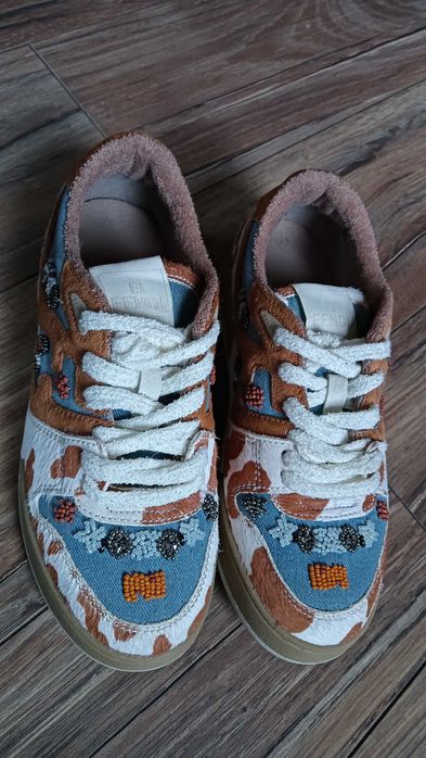 Sneakersy Fendi Cow Print