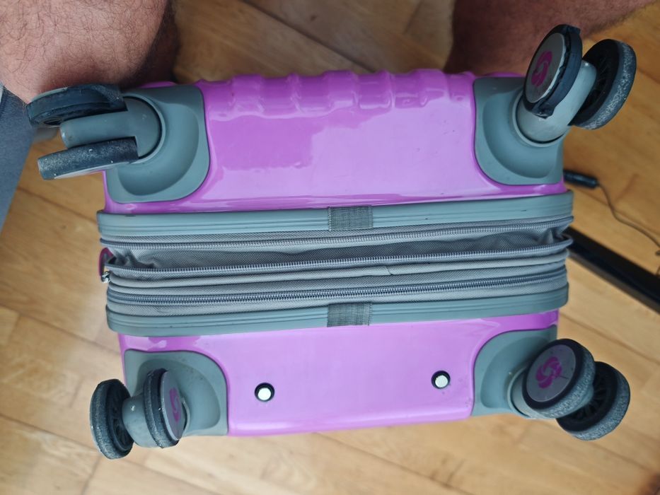 Samsonite Mala de Cabine 55cm Original Leve Resistente Rodas Funcionais com Desgaste Bagagem de Mão Viagem Lisboa Entrega em Mãos