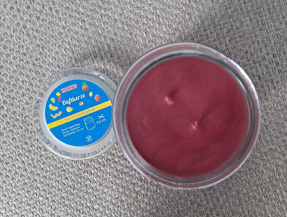 Haribo duża sojowa świeca Cherry Cola