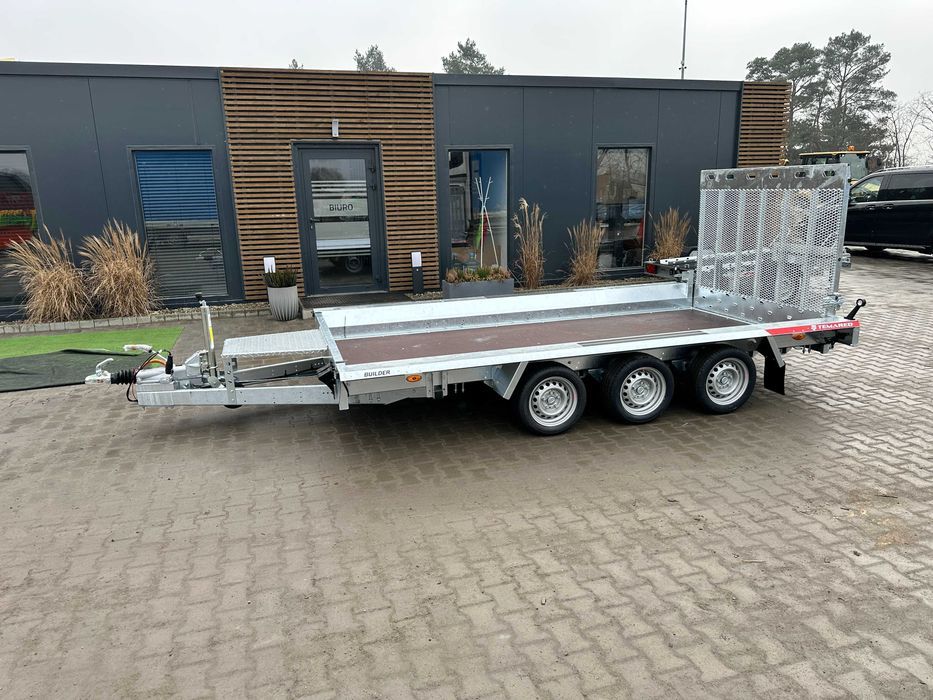 Nowa przyczepa do przewozu minikoparki Temared BUILDER 3 4018/3 3,5T