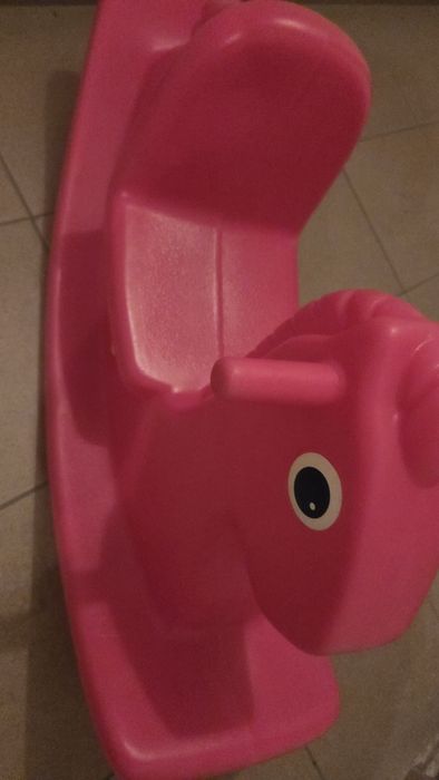 Konik bujany, bujak, plastikowy, stan bardzo dobry, Little Tikes..