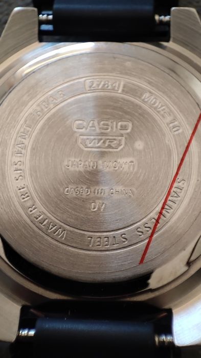 Relógio Casio Duro MDV-10 "Pepsi"