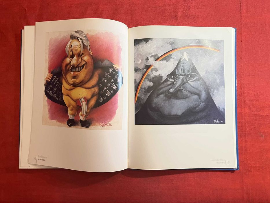 Livro "António: 20 Anos de Desenhos" - Caricaturas/Cartoons