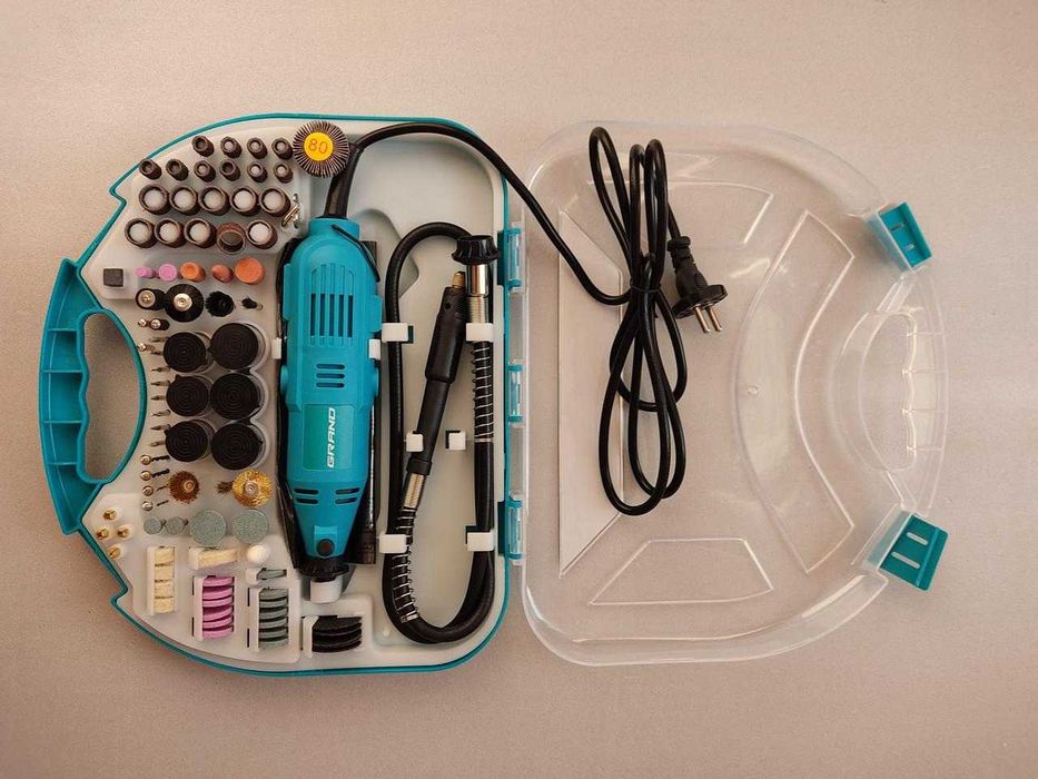 Гравер Чехия Гранд Кейс с Насадками Бормашина Полировка Фрезер