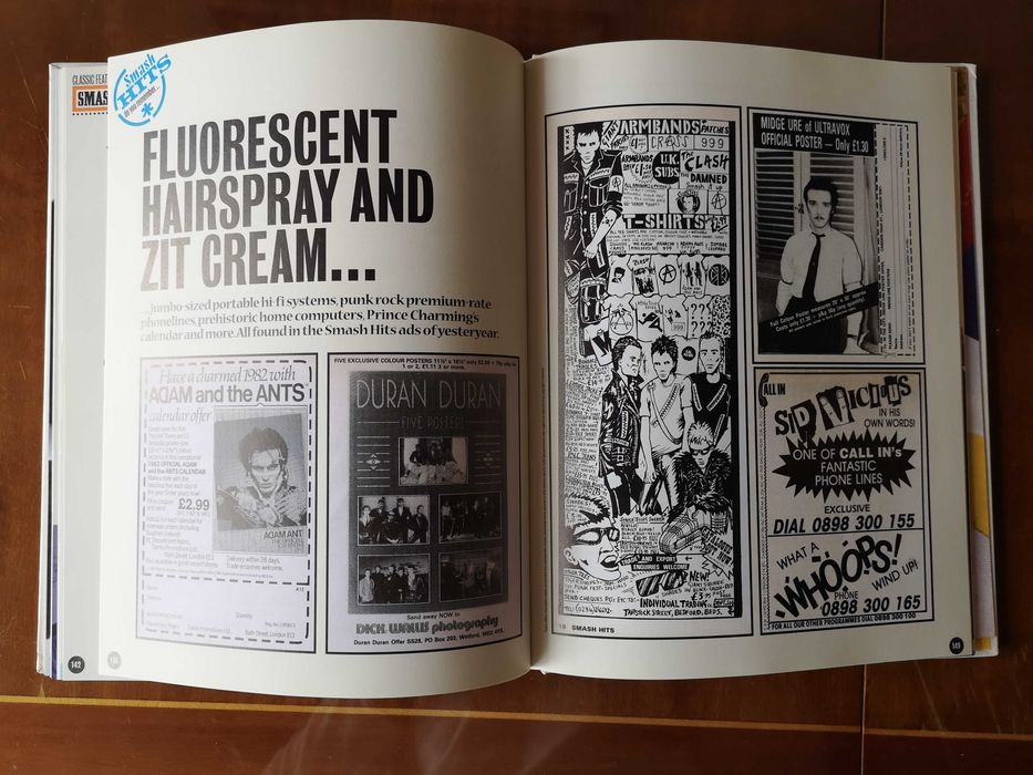 The Best of Smash Hits the '80s, książka i plakat