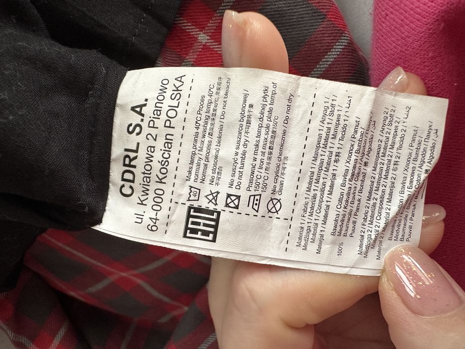 Sukienka dziewczęca 122 coccodrillo długi rękaw czerwona