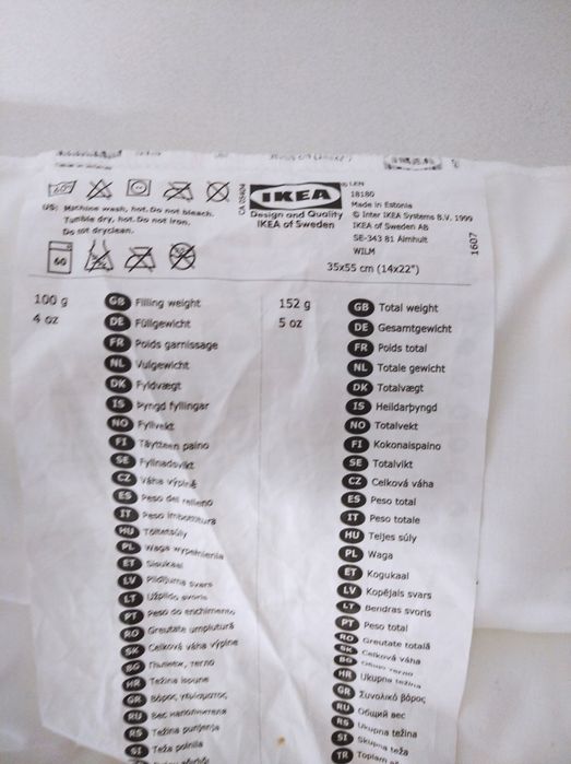 Almofada para berço do IKEA