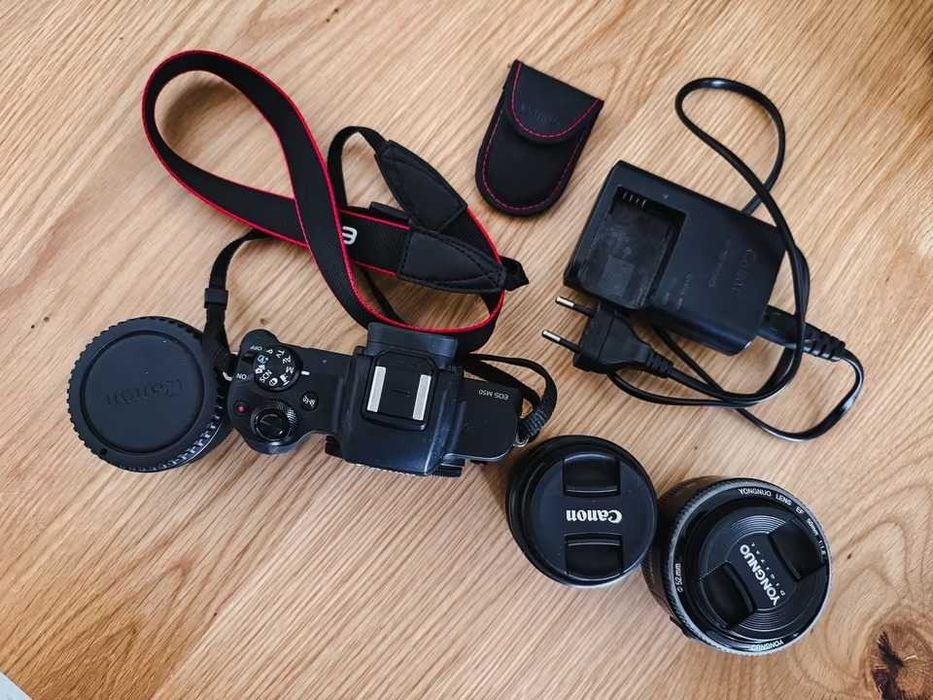 Canon EOS M50 wraz z akcesoriami